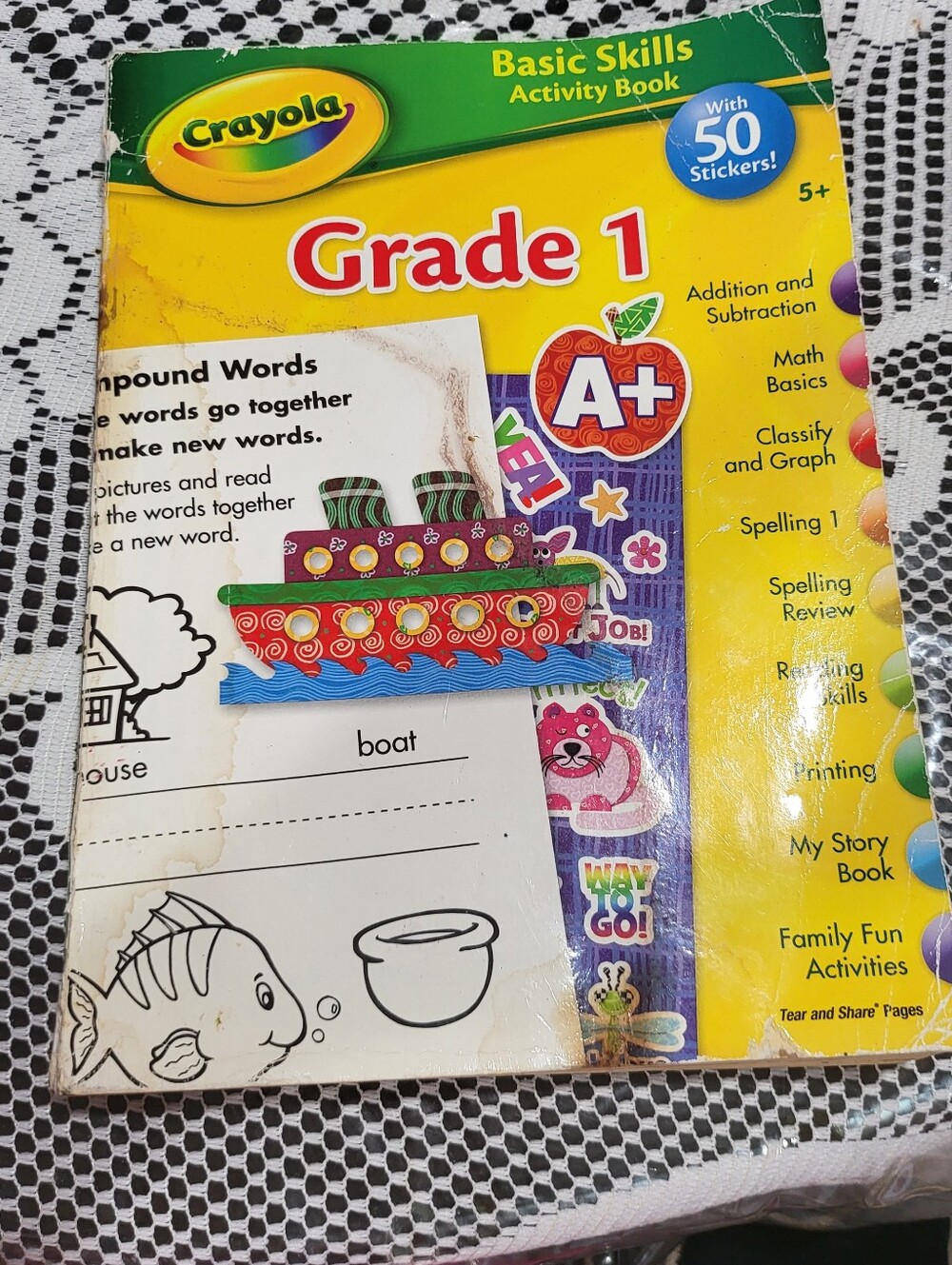 Crayola Grade 1 Basic Skills Activity Book